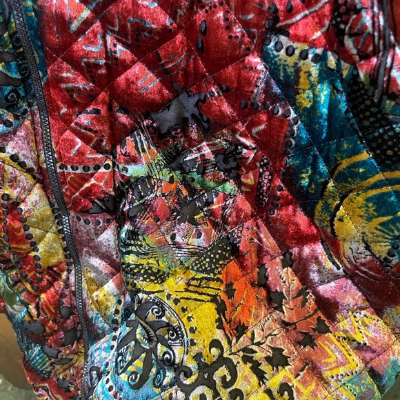 Coldwater Creek Vintage Velvet Vest - Picture 9 of 9